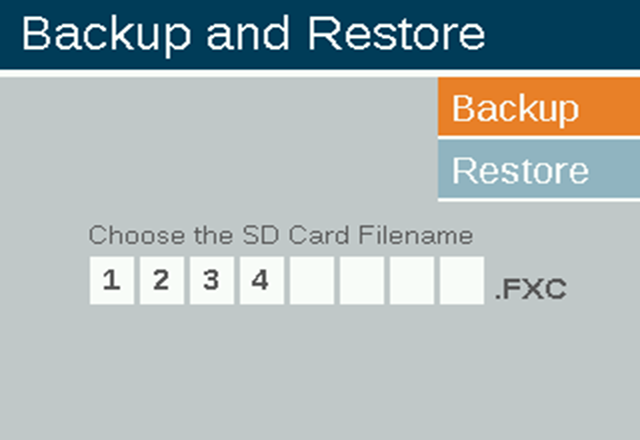 Luxor - Back Up and Restore | FX Luminaire
